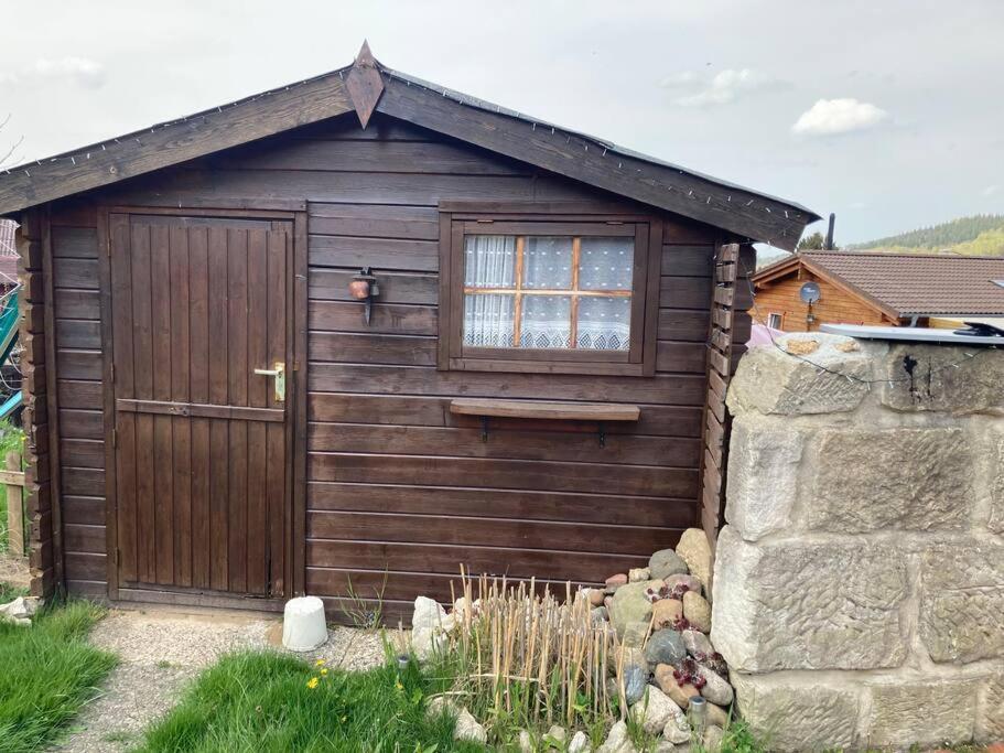 Behagliches Nurdachhaus Im Ferienhausgebiet Langelsheim Ngoại thất bức ảnh