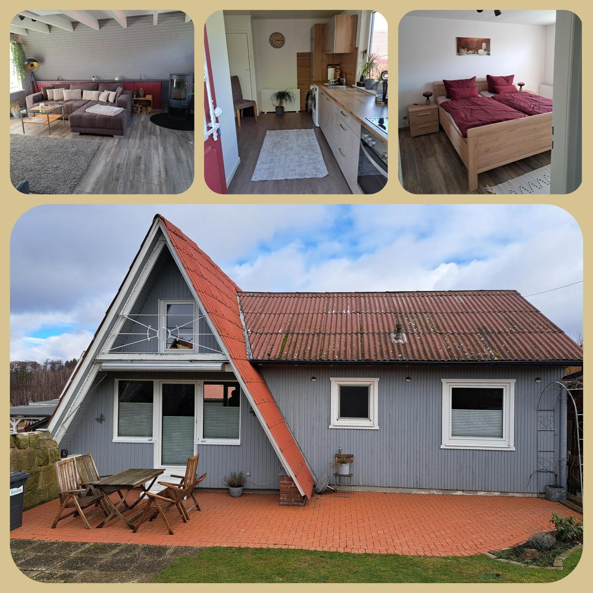 Behagliches Nurdachhaus Im Ferienhausgebiet Langelsheim Ngoại thất bức ảnh